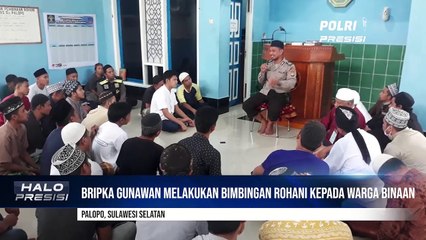 Bripka Gunawan Kunjungi Warga Binaan Di Lapas Kelas II a Palopo
