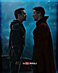 Dr. Strange and iron man next sad ness attitude