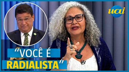 Lorene para Viana no debate da Globo: "Você não é professor, é radialista"