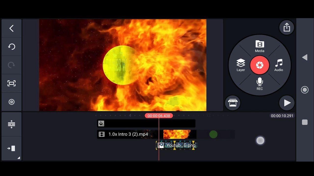 How To Mack Dragon Fire  Intro For Dailymotion in Kinemaster|| Kinemaster se video Logo keise banaye