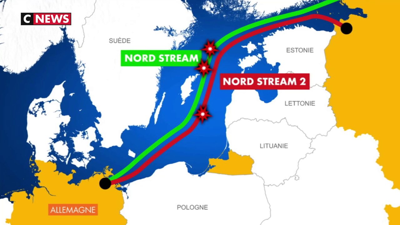 «Sabotage», «attaque terroriste»... Ce que l’on sait des fuites sur les gazoducs Nord Stream en mer Baltique