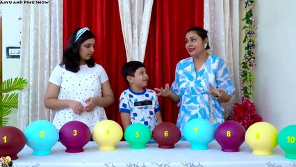 SURPRISE EGG CHALLENGE  Mystery Pot Challenge  Fun Game