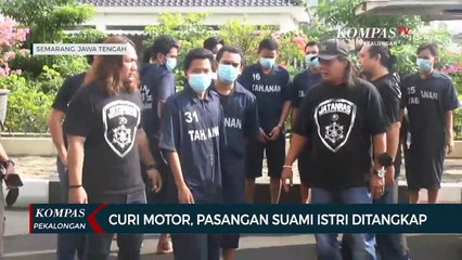 Curi Motor, Pasangan Suami Istri Ditangkap