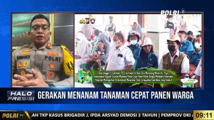 Live Dialog Bersama Kapolres Bondowoso AKBP Wimboko Terkait Gerakan Menanam Tanaman Cepat Panen Warga