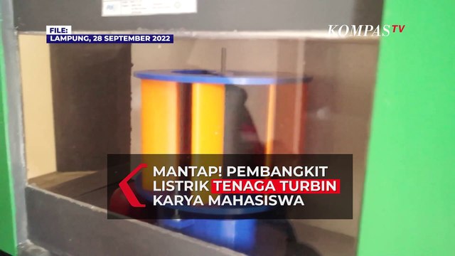 Mantap! Pembangkit Listrik Tenaga Turbin Karya Mahasiswa