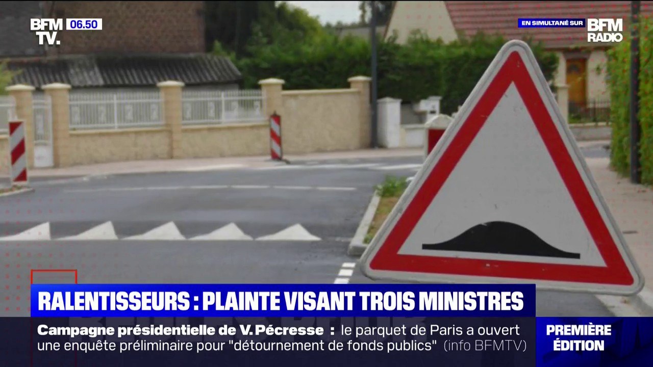 Une association porte plainte contre trois ministres pour des ralentisseurs jugés illégaux