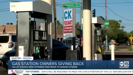 Gas station owners giving back to those in need