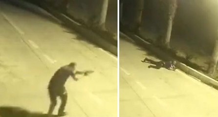 Şehit polisin çatışma anı, güvenlik kamerasına yansıdı