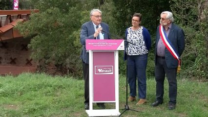 Inauguration du nouveau pont d'Aubaygues