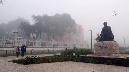 Edirne’de yoğun sis etkili oluyor
