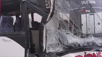 Son dakika haberi... Edirne'de servis minibüsleri çarpıştı: 20 yaralı