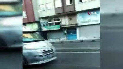 Sancaktepe'de İETT otobüsü krizi: Önünü kesip güç bela bindiler