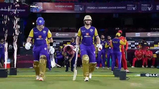 Legends League Cricket Highlights | Bhilwara Kings Royal Show Trounce Gujarat Giants,