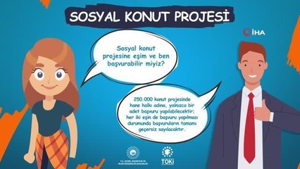 Sosyal konut projesine yapılan başvuruların iptal olmaması için dikkat edilmesi gerekilen hususlar açıklandı
