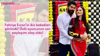 Fahriye Evcen'in ikiz bebekleri göründü! Ünlü oyuncunun son paylaşımı olay oldu!
