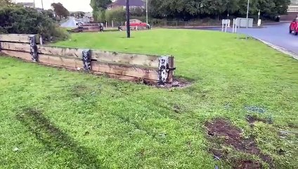 Scene of Hartlepool crash in which three people were critically injured