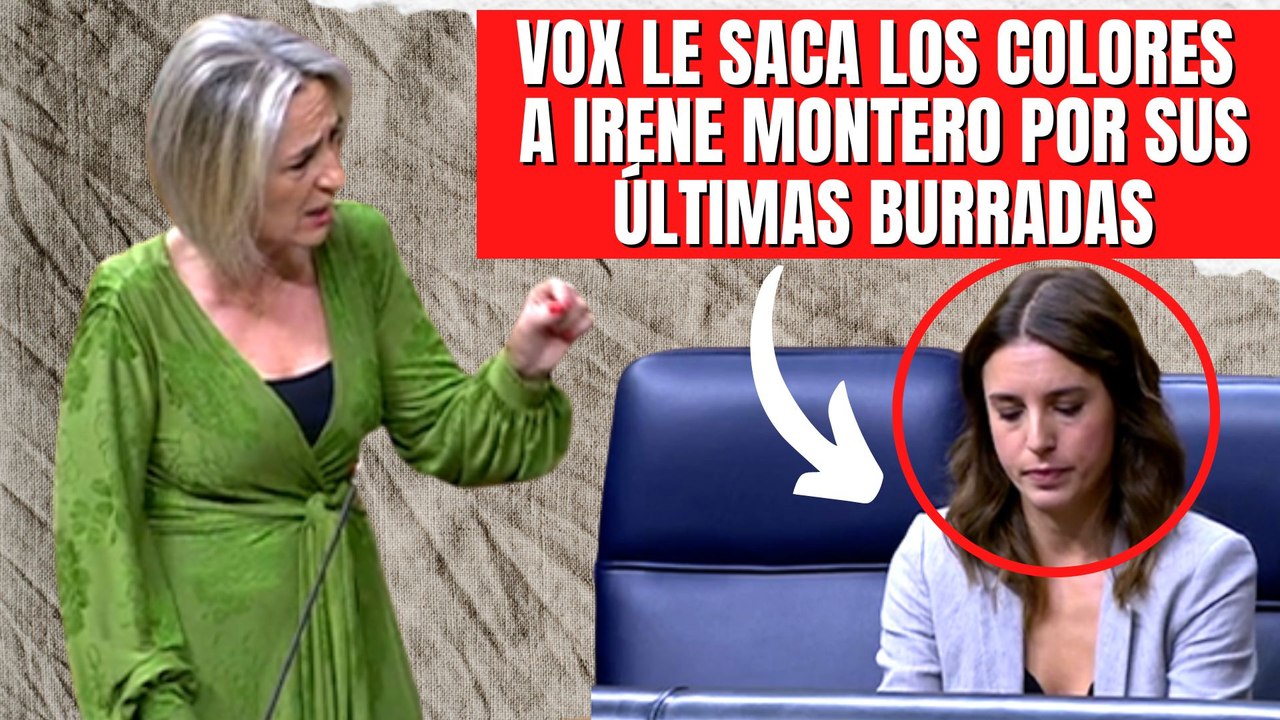 VOX descoloca a Irene Montero en el Congreso: “Su ministerio es el mayor atentado contra la igualdad de los españoles”