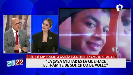 Rodolfo García: "La Casa Militar remite la relación de pasajeros a la Fuerza Aérea del Perú"