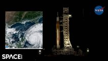 Hurricane Ian forces NASA to rollback Artemis 1 rocket - Time-lapse