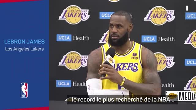Lakers - LeBron : “Je suis sur le point de battre le record le plus recherché de la NBA”
