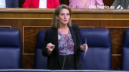 Teresa Ribera acusa al PP de ser "campeones de la desinformación" y pregunta: "¿Es por insolvencia o por mala fe?"