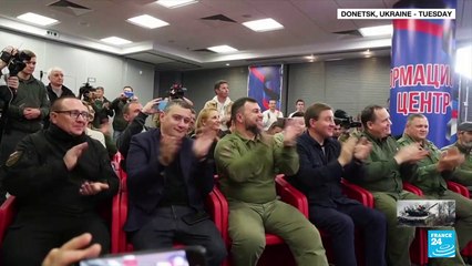 Kremlin proxies claim victory in 'sham' annexation votes
