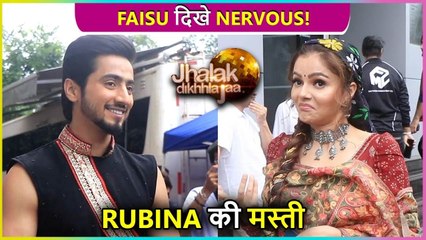 Rubina In Masti Mode | Mr.Faisu Looks Nervous Before His Performance In Jhalak Dikhhla Jaa 10