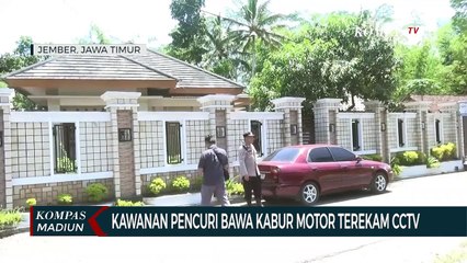 Download Video: Kawanan Pencuri Bawa Kabur Motor Terekam Cctv