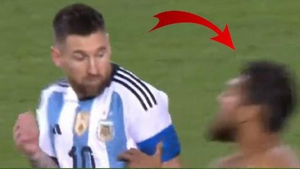 Neye uğradığını şaşırdı! Yarı çıplak taraftarın Messi'ye yaptıkları maçın önüne geçti