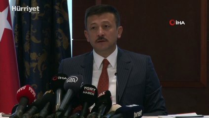 AK Parti Genel Başkan Yardımcısı Hamza Dağ, gazetecilerle açıklamalarda bulundu