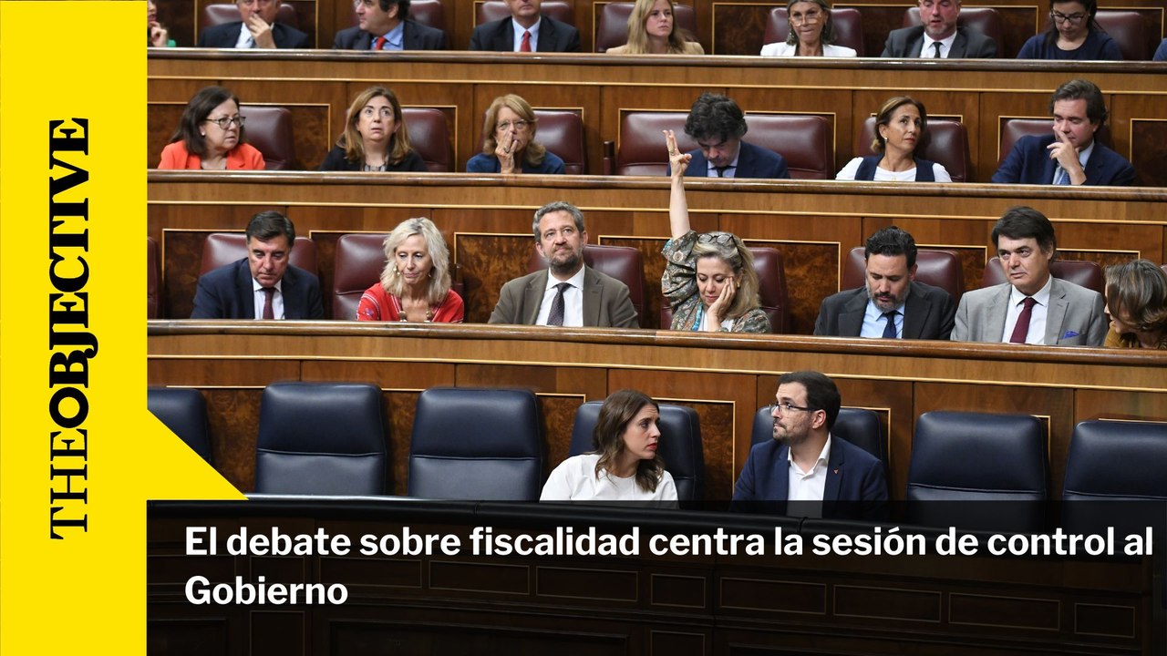 El debate sobre fiscalidad centra la sesión de control al Gobierno
