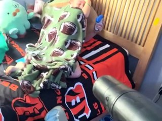 Bugging the Kids With a Leaf Blower