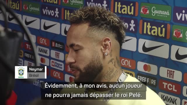 Brésil - Neymar : À mon avis, aucun joueur ne pourra jamais dépasser le roi Pelé