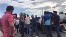 Samsun haberleri! Samsun'da pikap takla attı, sürücü ve eşi yaralandı