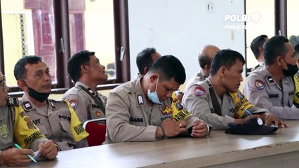 Kapolres Simalungun Anev Kinerja Jajaran Bhabinkamtibmas Sebagai Ujung Tombak Menjaga Harkamtibmas