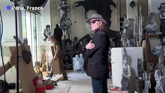 Paris célèbre Jef Aérosol, pionnier du street art