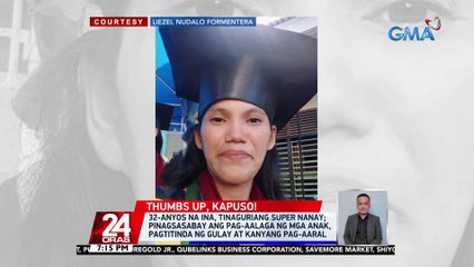 32-anyos na ina, tinaguriang Super Nanay; pinagsasabay ang pag-aalaga ng mga anak, pagtitinda ng gulay at kanyang pag-aaral | 24 Oras