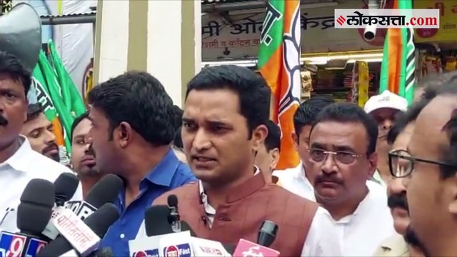 छगन भुजबळ यांच्या विरोधात भाजपाचे आंदोलन