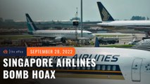 Fighter jets escort Singapore Airlines plane over bomb hoax