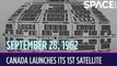 OTD in Space - Sept. 28: Canada Launches Its 1st Satellite