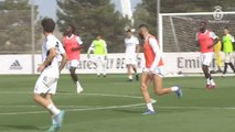 Benzemá regresa a los entrenamientos con el grupo
