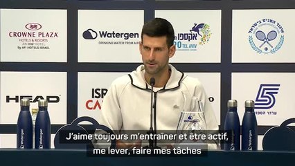 Djokovic : "Tant qu'il y aura ce flair et cette motivation en moi, je continuerai"