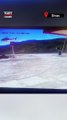 Sivas'ta Helikopter Akaryakıt İstasyonuna İnip Yakıt Aldı