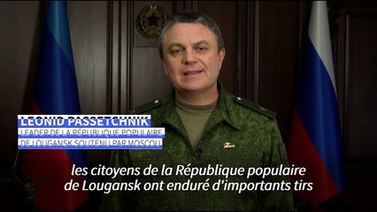 Le chef de la République populaire de Lougansk soutenu par Moscou demande l'annexion à la Russie