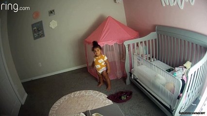 Mom Spooks Daughter with Intercom