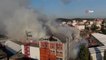 Sultabeyli'de çelik tencere fabrikasında yangın