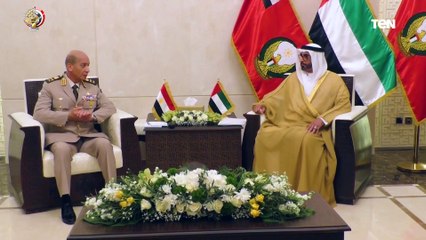 الفريق أول محمد زكى يعود الى أرض الوطن عقب انتهاء زيارته الرسمية إلى دولة الإمارات العربية المتحدة