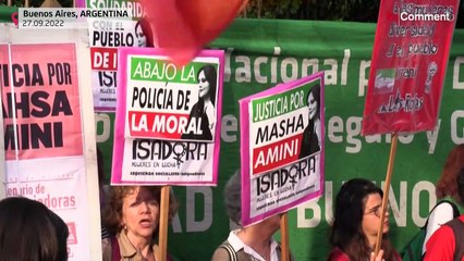 Demonstrations in support of Iranian women