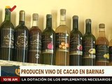 Movimiento Somos Innovadores y Emprendedores por Venezuela producen vino de cacao en Barinas