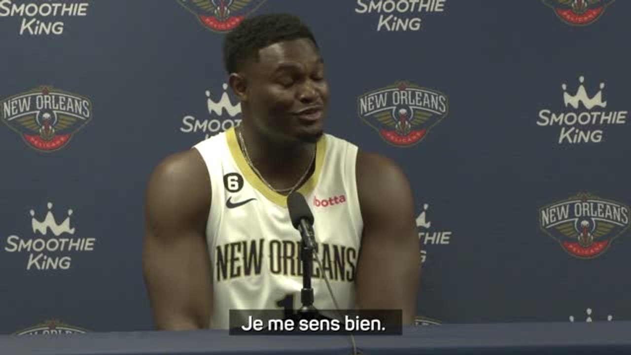 Pelicans - Zion : "J'ai hâte de montrer au monde ce que je peux faire"